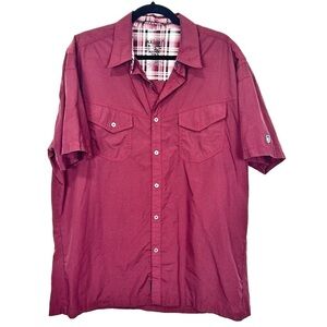 KUHL mens button down casual shirt D27